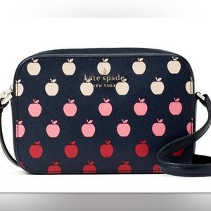 Kate Spade Staci Red Apple Mini Crossbody Bag